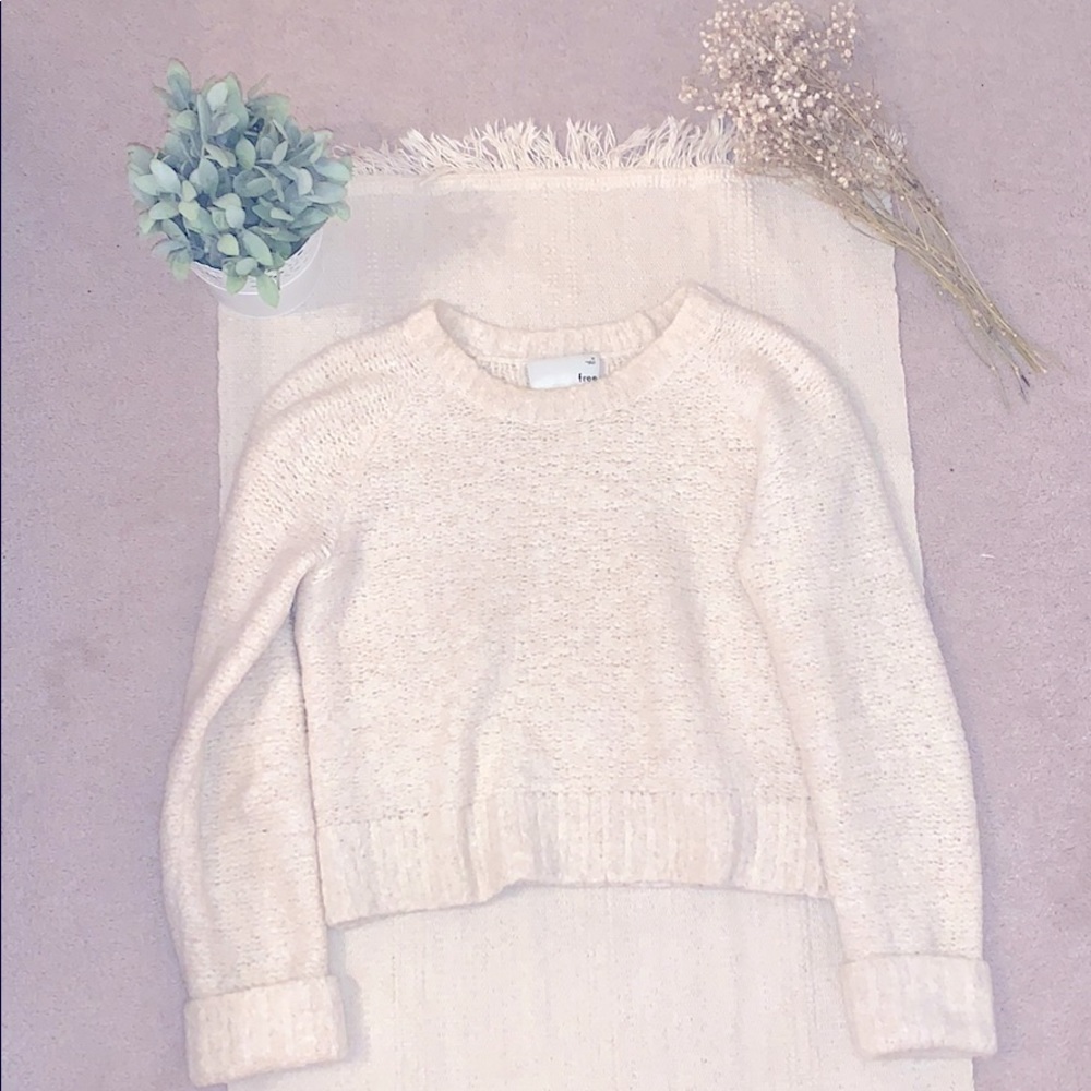 Aritzia Wilfred Free soft knit sweater